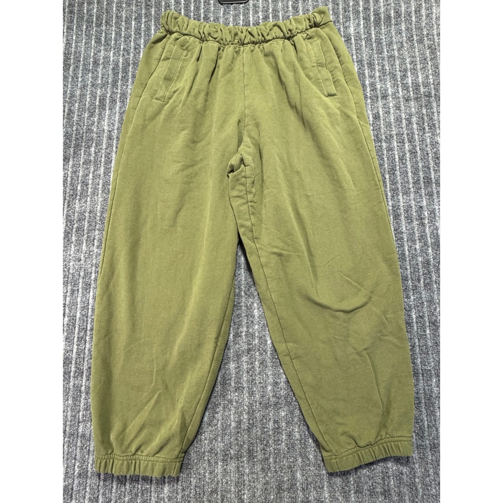 Aerie Joggers Women L Paperbag Waist Fleece Sweatpants Minimalist Cozy Casual